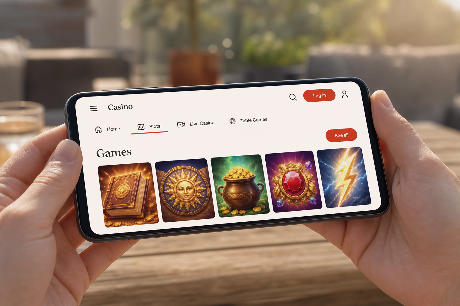 Pokies & Live Tablesat Caswino Casino