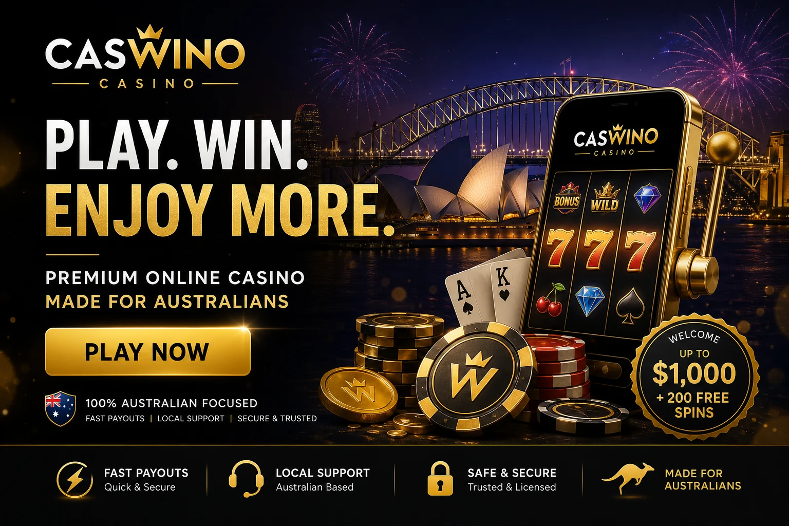 Caswino Casino — gaming lobby